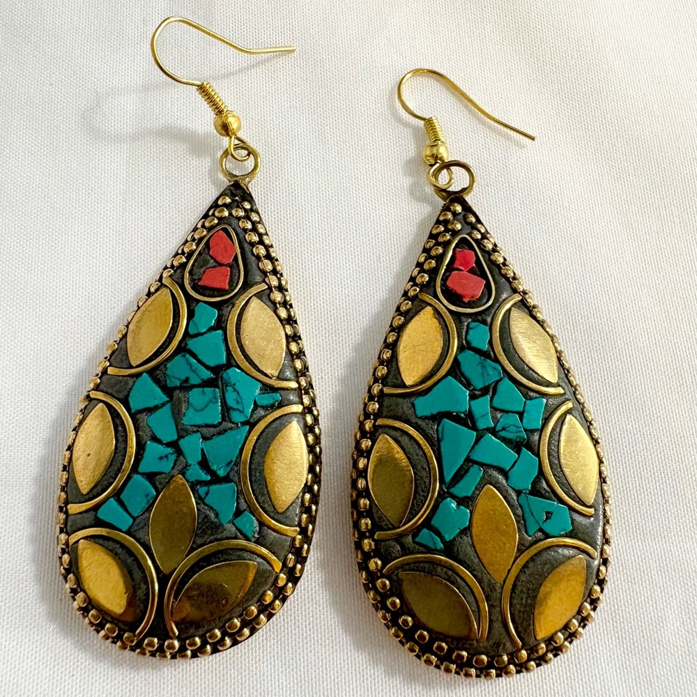 Handmade Himalayan Tibetan Earring